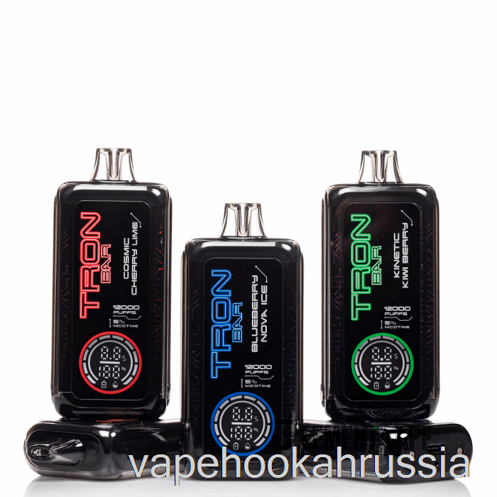 Vape Juice Tron Bar 12k одноразовый неоновый мятный лед
